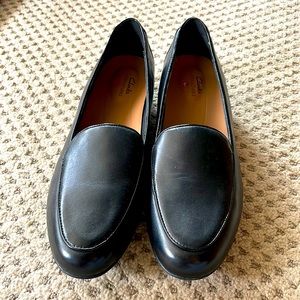Clarks leather loafers